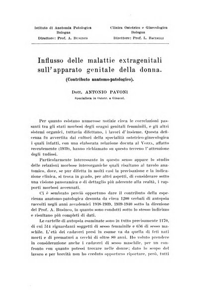 Rivista italiana di ginecologia pubblicazione bimestrale