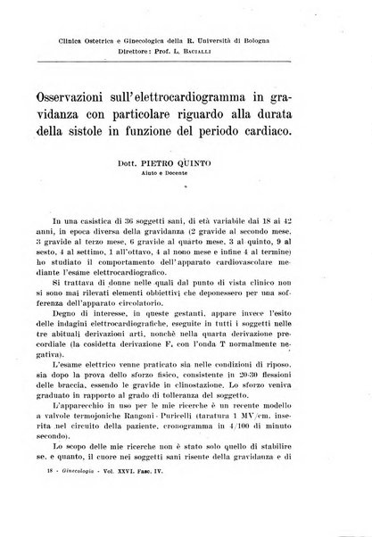 Rivista italiana di ginecologia pubblicazione bimestrale