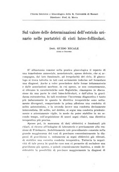 Rivista italiana di ginecologia pubblicazione bimestrale