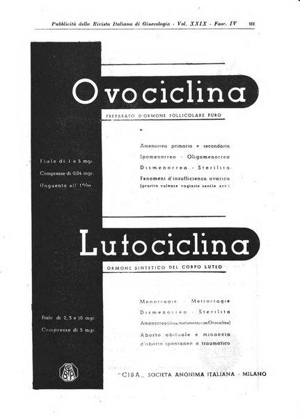 Rivista italiana di ginecologia pubblicazione bimestrale