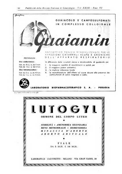 Rivista italiana di ginecologia pubblicazione bimestrale