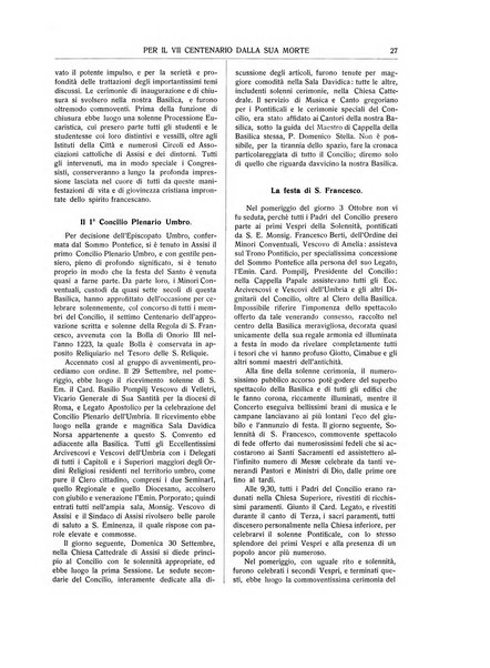 San Francesco d'Assisi periodico mensile illustrato per il 7. centenario della morte del santo, 1226-1926