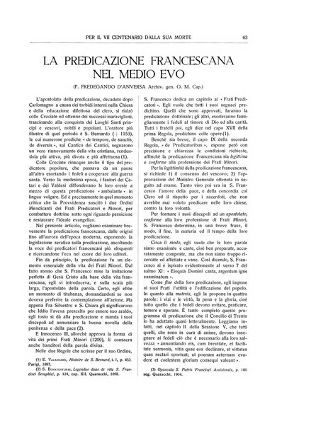 San Francesco d'Assisi periodico mensile illustrato per il 7. centenario della morte del santo, 1226-1926