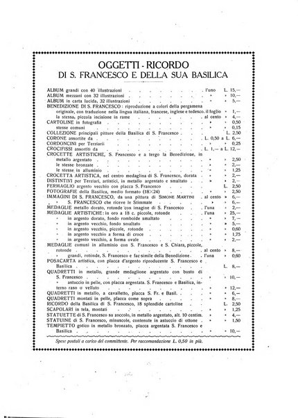 San Francesco d'Assisi periodico mensile illustrato per il 7. centenario della morte del santo, 1226-1926