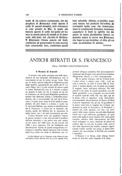 San Francesco d'Assisi periodico mensile illustrato per il 7. centenario della morte del santo, 1226-1926