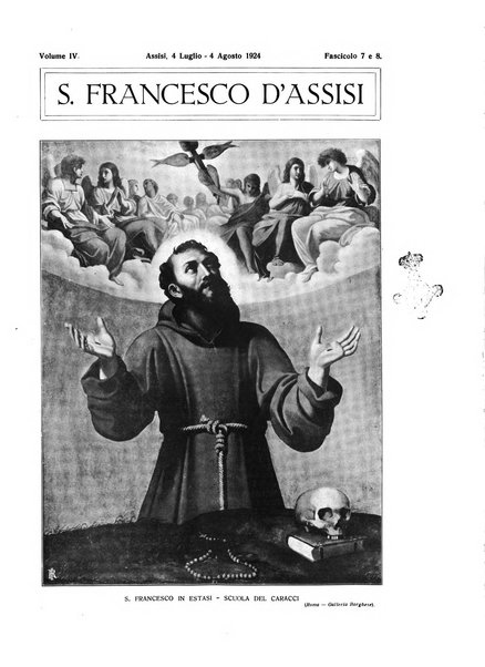 San Francesco d'Assisi periodico mensile illustrato per il 7. centenario della morte del santo, 1226-1926