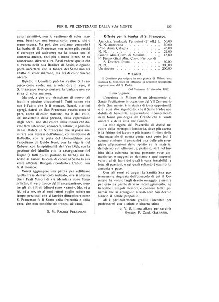 San Francesco d'Assisi periodico mensile illustrato per il 7. centenario della morte del santo, 1226-1926