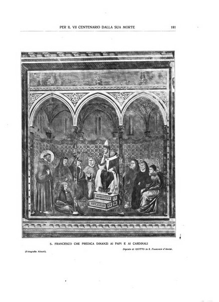 San Francesco d'Assisi periodico mensile illustrato per il 7. centenario della morte del santo, 1226-1926