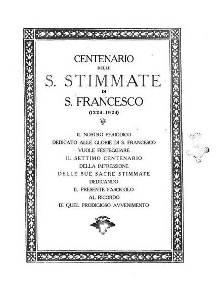 San Francesco d'Assisi periodico mensile illustrato per il 7. centenario della morte del santo, 1226-1926