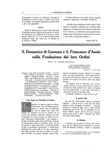 San Francesco d'Assisi periodico mensile illustrato per il 7. centenario della morte del santo, 1226-1926