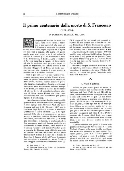 San Francesco d'Assisi periodico mensile illustrato per il 7. centenario della morte del santo, 1226-1926