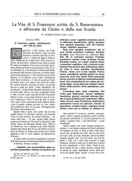 San Francesco d'Assisi periodico mensile illustrato per il 7. centenario della morte del santo, 1226-1926