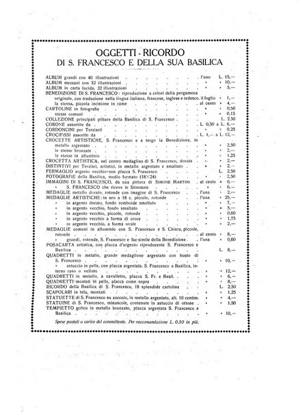 San Francesco d'Assisi periodico mensile illustrato per il 7. centenario della morte del santo, 1226-1926