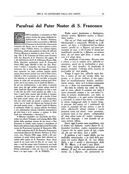 San Francesco d'Assisi periodico mensile illustrato per il 7. centenario della morte del santo, 1226-1926