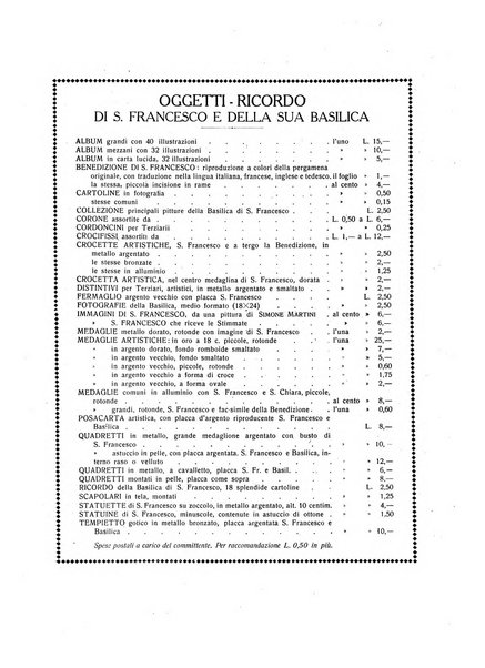 San Francesco d'Assisi periodico mensile illustrato per il 7. centenario della morte del santo, 1226-1926