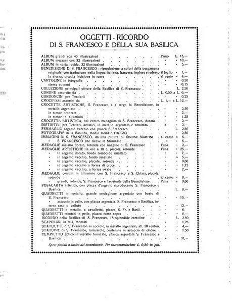 San Francesco d'Assisi periodico mensile illustrato per il 7. centenario della morte del santo, 1226-1926