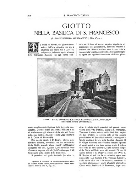 San Francesco d'Assisi periodico mensile illustrato per il 7. centenario della morte del santo, 1226-1926