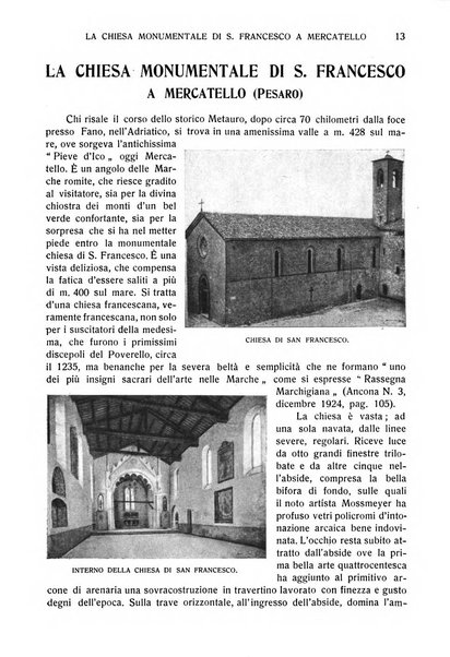 San Francesco d'Assisi periodico mensile illustrato per il 7. centenario della morte del santo, 1226-1926