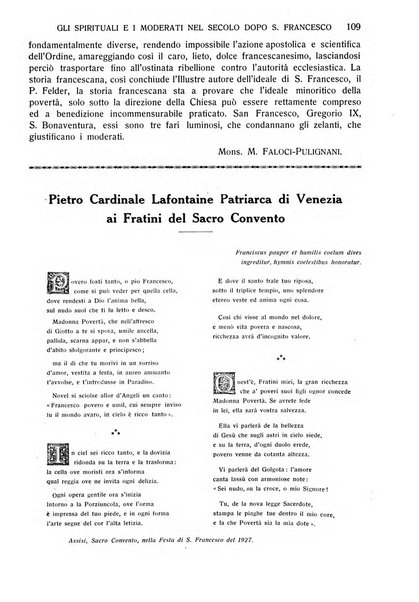 San Francesco d'Assisi periodico mensile illustrato per il 7. centenario della morte del santo, 1226-1926