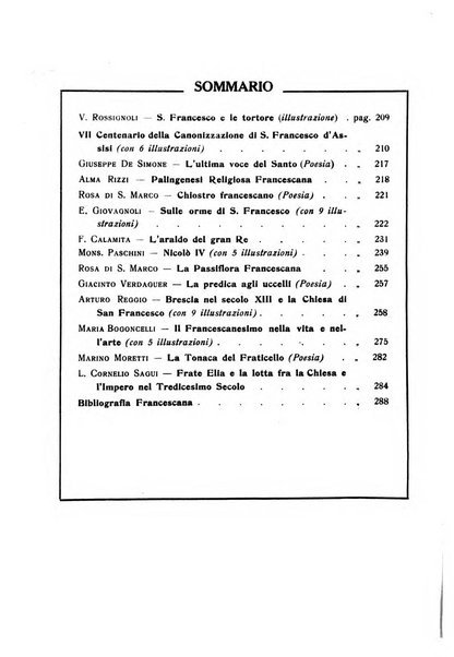 San Francesco d'Assisi periodico mensile illustrato per il 7. centenario della morte del santo, 1226-1926