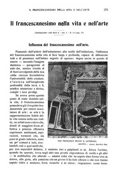 San Francesco d'Assisi periodico mensile illustrato per il 7. centenario della morte del santo, 1226-1926