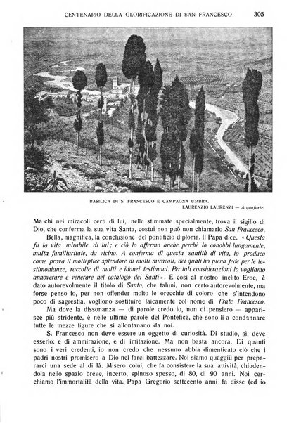 San Francesco d'Assisi periodico mensile illustrato per il 7. centenario della morte del santo, 1226-1926