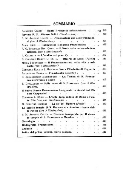 San Francesco d'Assisi periodico mensile illustrato per il 7. centenario della morte del santo, 1226-1926