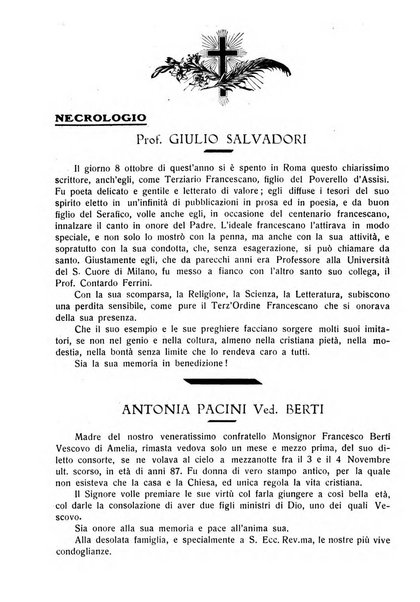 San Francesco d'Assisi periodico mensile illustrato per il 7. centenario della morte del santo, 1226-1926