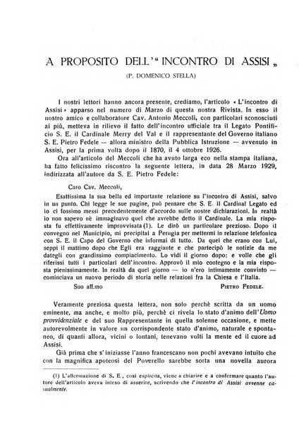 San Francesco d'Assisi periodico mensile illustrato per il 7. centenario della morte del santo, 1226-1926