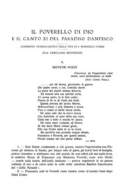 San Francesco d'Assisi periodico mensile illustrato per il 7. centenario della morte del santo, 1226-1926