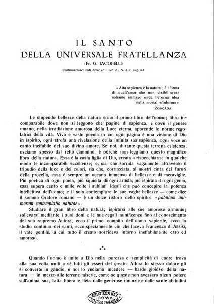 San Francesco d'Assisi periodico mensile illustrato per il 7. centenario della morte del santo, 1226-1926