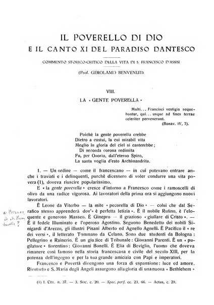 San Francesco d'Assisi periodico mensile illustrato per il 7. centenario della morte del santo, 1226-1926