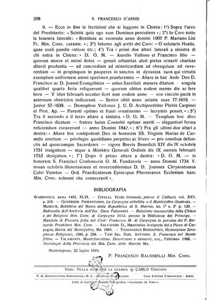 San Francesco d'Assisi periodico mensile illustrato per il 7. centenario della morte del santo, 1226-1926