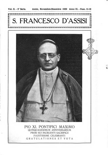 San Francesco d'Assisi periodico mensile illustrato per il 7. centenario della morte del santo, 1226-1926