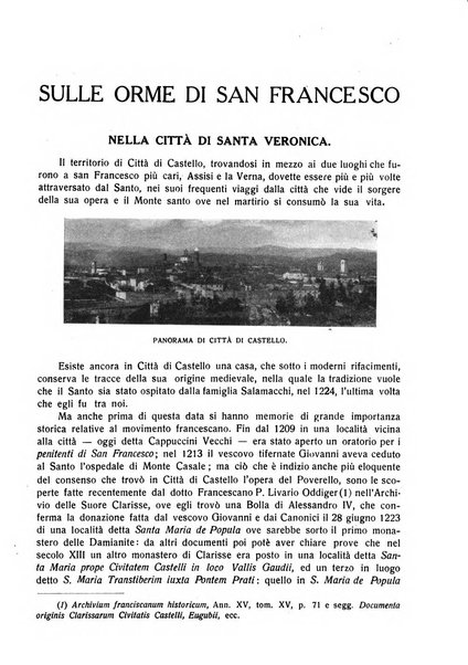 San Francesco d'Assisi periodico mensile illustrato per il 7. centenario della morte del santo, 1226-1926