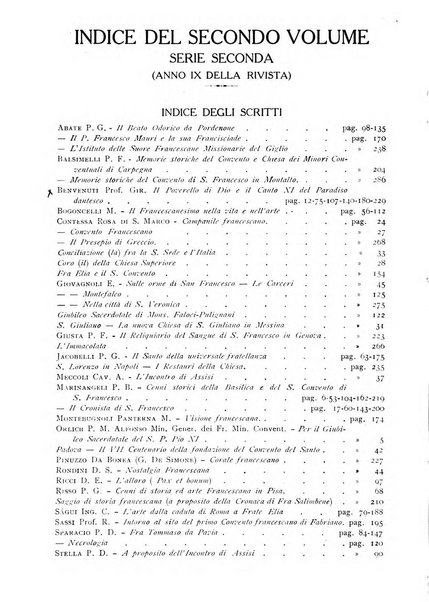 San Francesco d'Assisi periodico mensile illustrato per il 7. centenario della morte del santo, 1226-1926