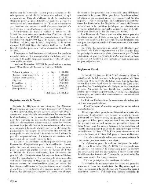 Le tabac bulletin d'information et de documentation du Centre international du tabac