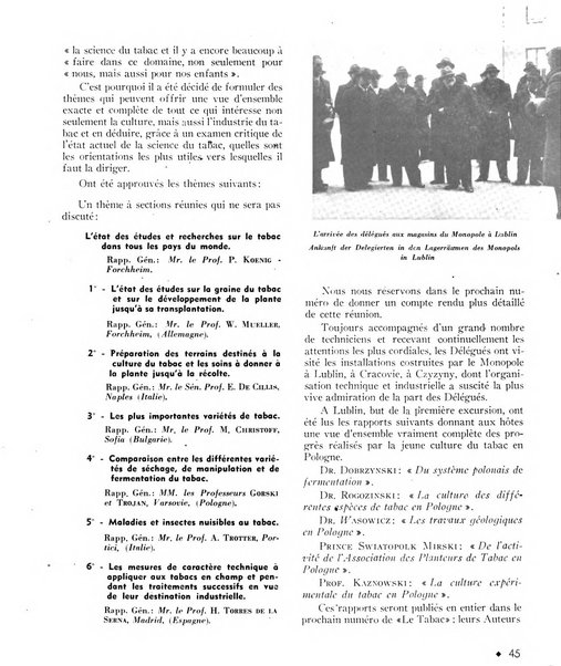 Le tabac bulletin d'information et de documentation du Centre international du tabac