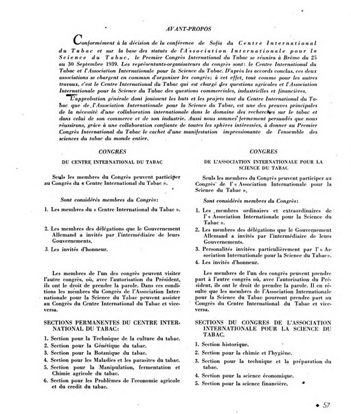 Le tabac bulletin d'information et de documentation du Centre international du tabac