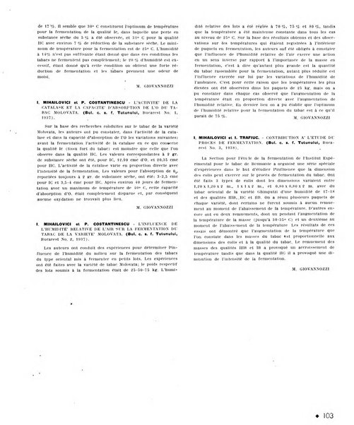 Le tabac bulletin d'information et de documentation du Centre international du tabac