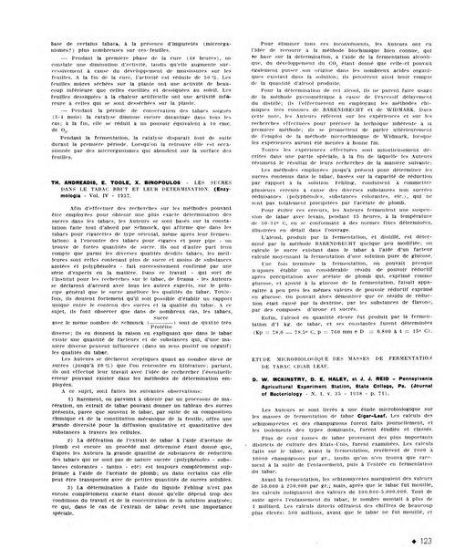 Le tabac bulletin d'information et de documentation du Centre international du tabac