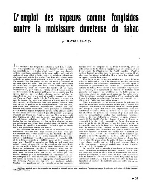 Le tabac bulletin d'information et de documentation du Centre international du tabac