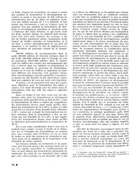 Le tabac bulletin d'information et de documentation du Centre international du tabac