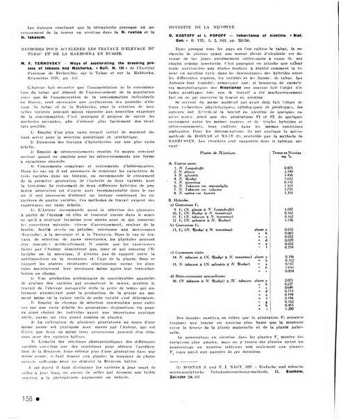 Le tabac bulletin d'information et de documentation du Centre international du tabac