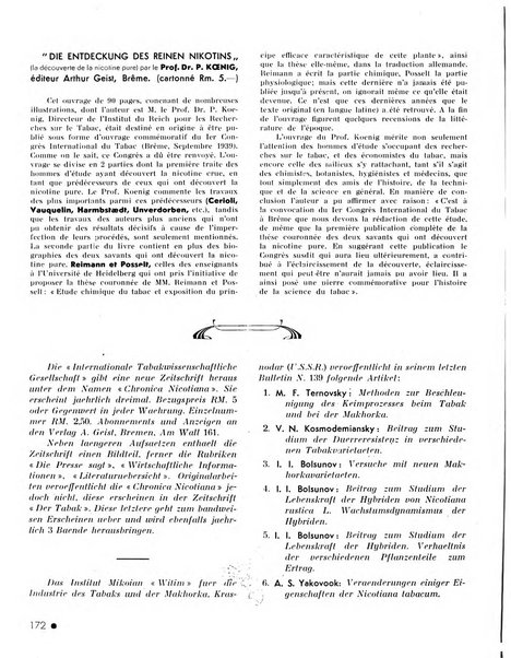 Le tabac bulletin d'information et de documentation du Centre international du tabac