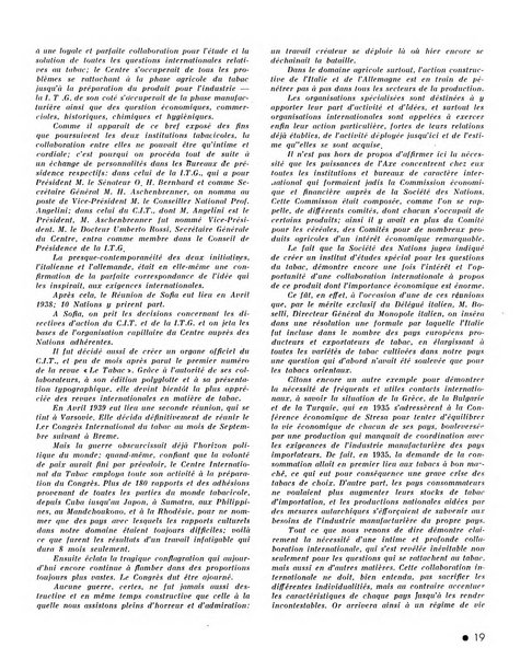 Le tabac bulletin d'information et de documentation du Centre international du tabac