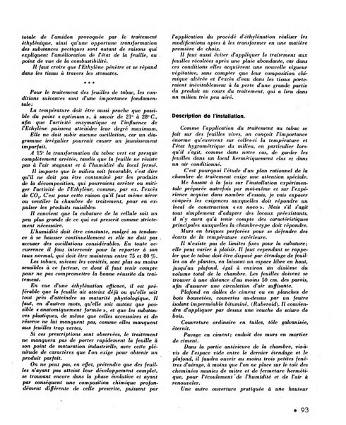 Le tabac bulletin d'information et de documentation du Centre international du tabac