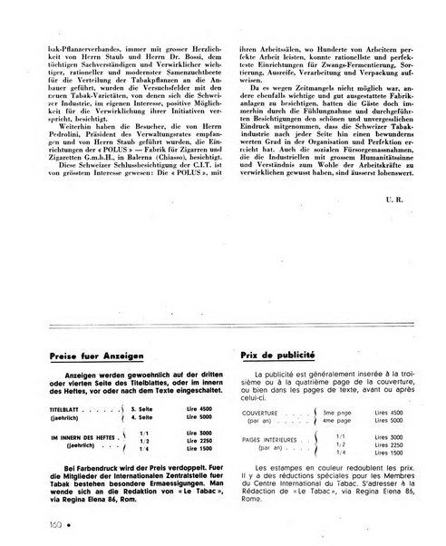 Le tabac bulletin d'information et de documentation du Centre international du tabac