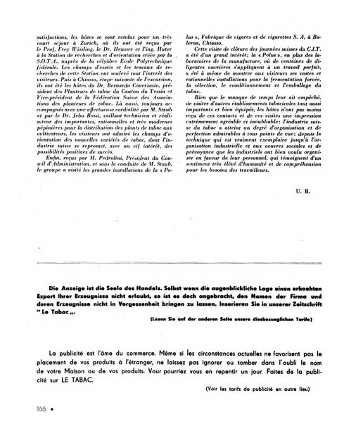 Le tabac bulletin d'information et de documentation du Centre international du tabac