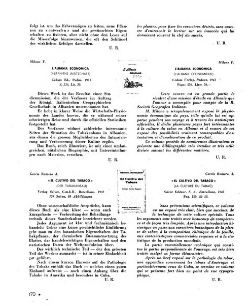 Le tabac bulletin d'information et de documentation du Centre international du tabac